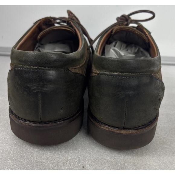 Quality Men Allen Edmonds Roanoke 8.5 D charcoal/olive nubuck leather main image 6